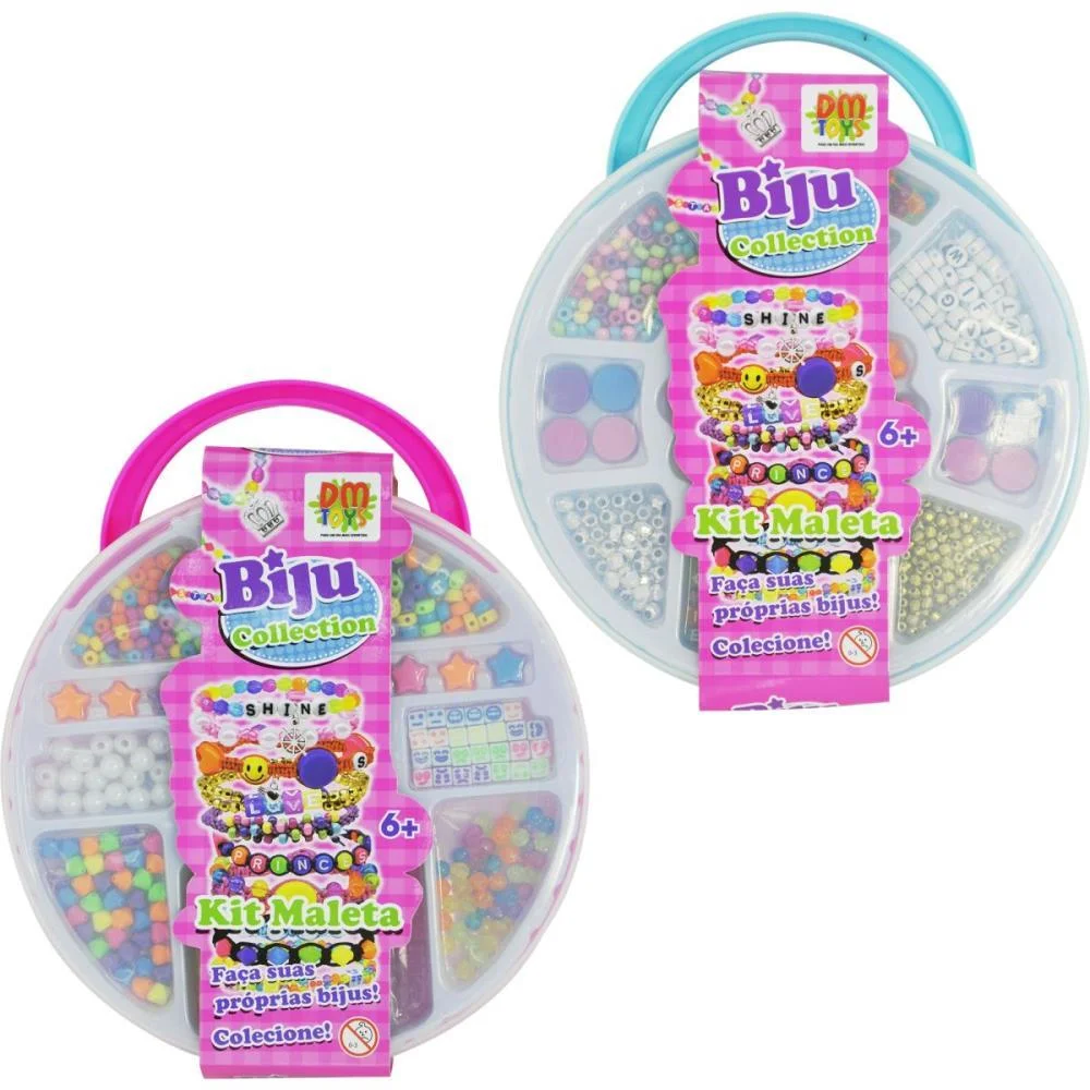 Bijuteria E Micanga Kit Maleta Biju Collection (S) Dm Toys (Kit) - imagem 3
