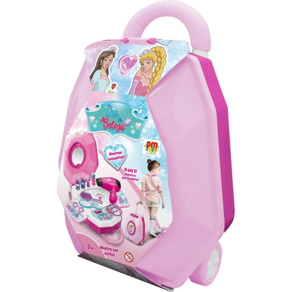 Brincando De Profissoes Maleta Dia Da Beleza 2Em1 (S) Dm Toys (Unidade) - imagem 8