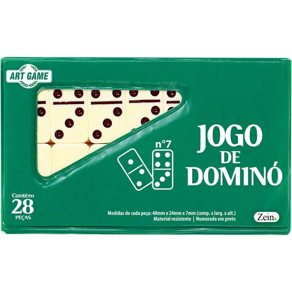 Domino Estojo 28Pcs 7Mm Art Brink (Estojo) - imagem 4