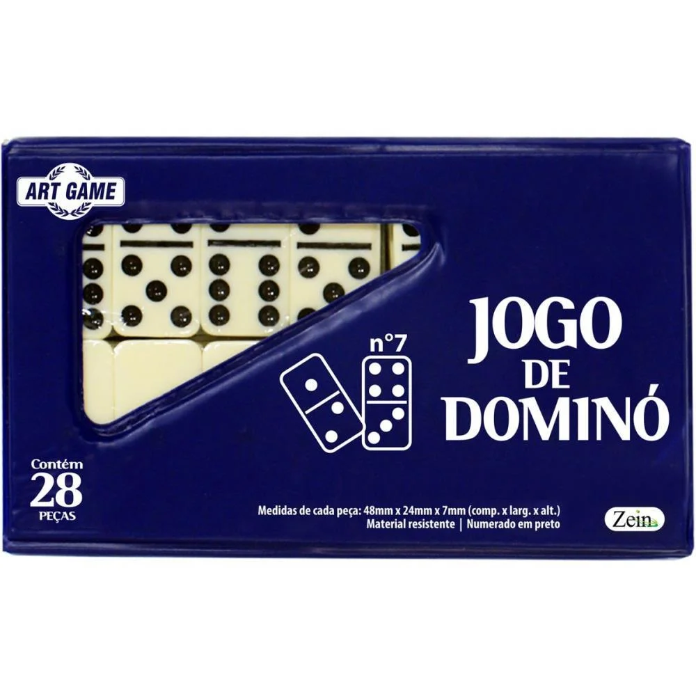 Domino Estojo 28Pcs 7Mm Art Brink (Estojo) - imagem 6