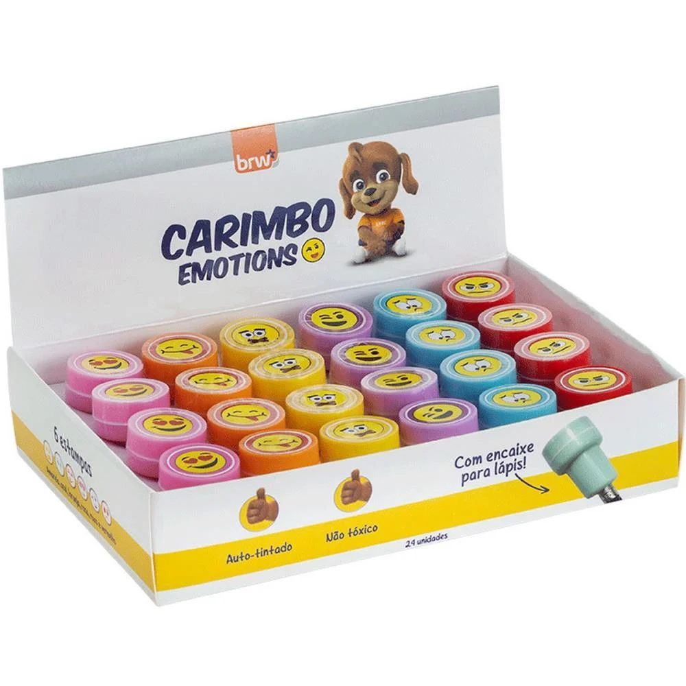 Carimbo Pedagogico Emotions 6 Modelos Sortidos Brw (Dp.c/24) - imagem 3