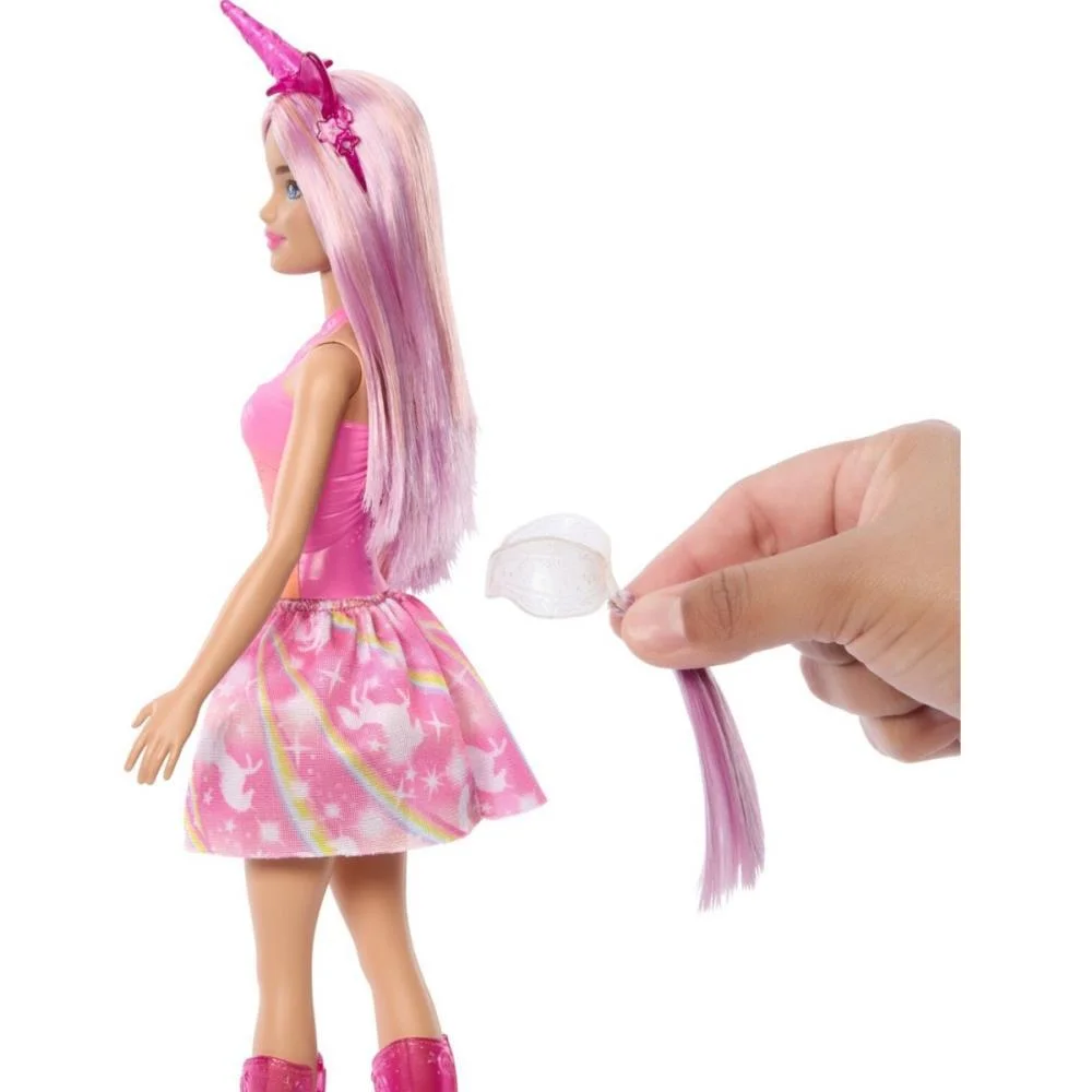 Barbie Fantasy Boneca Unicórnio Rosa Mattel (Unidade) - imagem 7