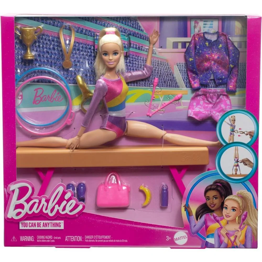 Barbie Profissoes Barbie Loira Conj. De Ginasta Mattel (Unidade) - imagem 8