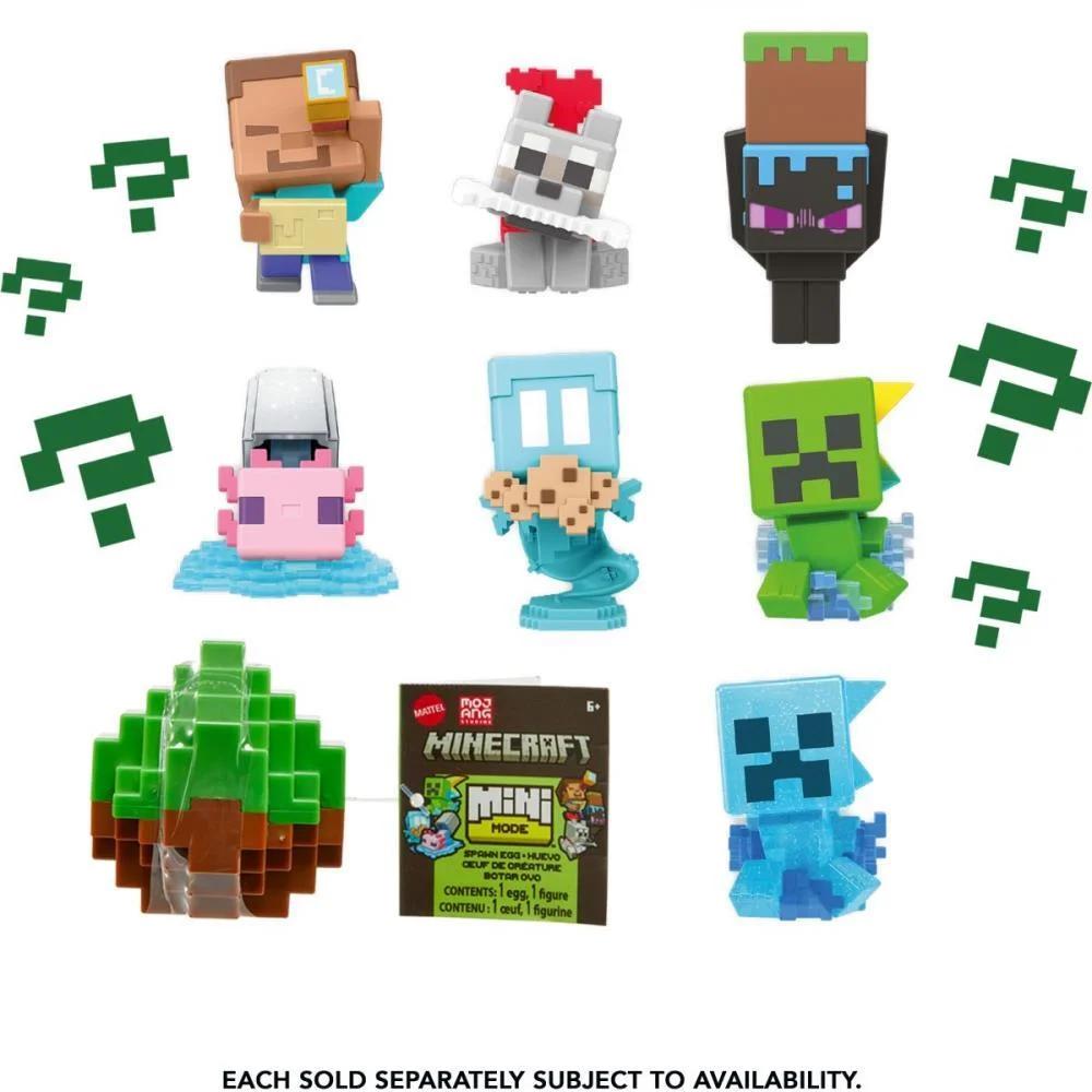 Boneco E Personagem Minecraft Vanilla Mini Ovos(S) Mattel (Unidade) - imagem 3