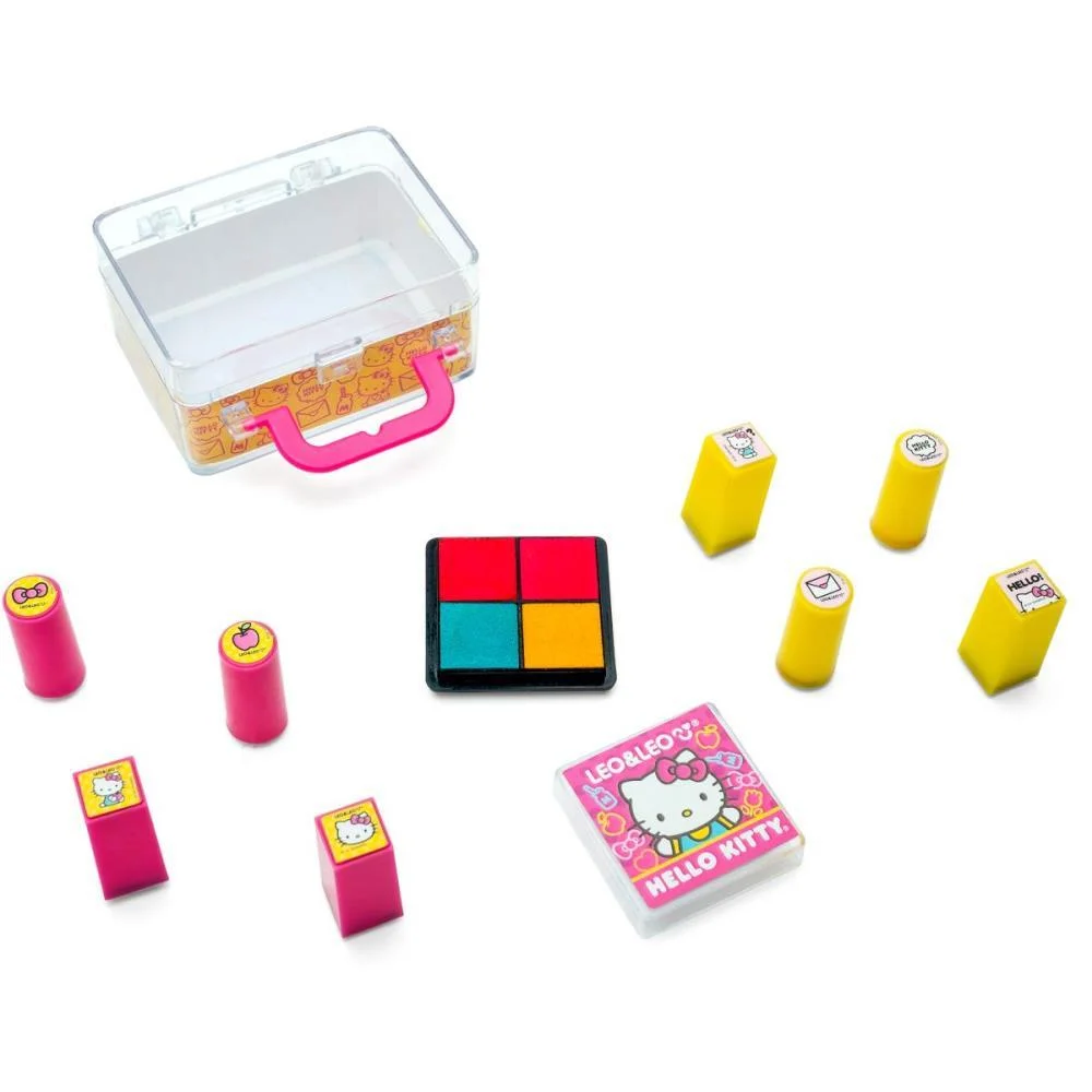 Carimbo Pedagogico Hello Kitty C/Almofada 8 Model Leonora (Kit) - imagem 4