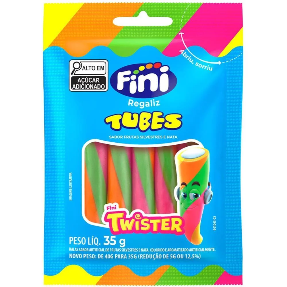 Doce Tubes Twister 35G Fini (Dp.c/10) - imagem 4