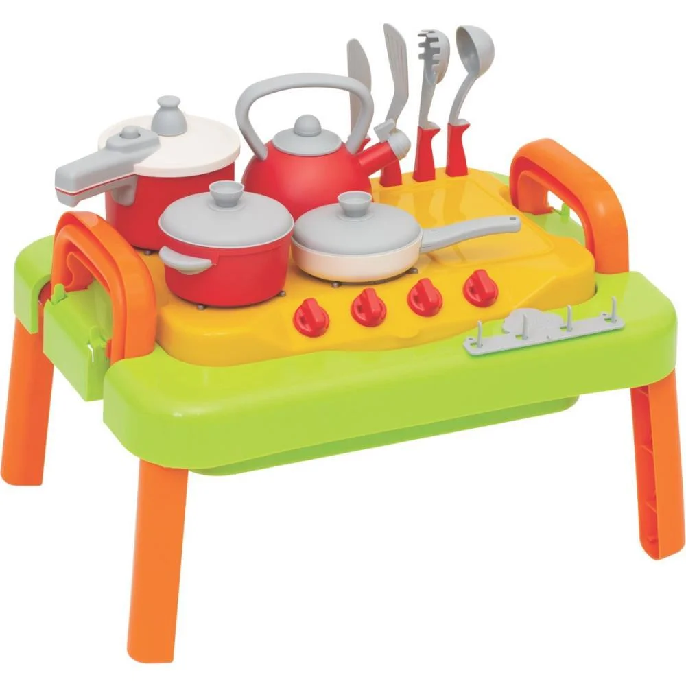 Brincando De Casinha Mesinha Baby Gourmet C/Acessor Merco Toys (Unidade) - imagem 3