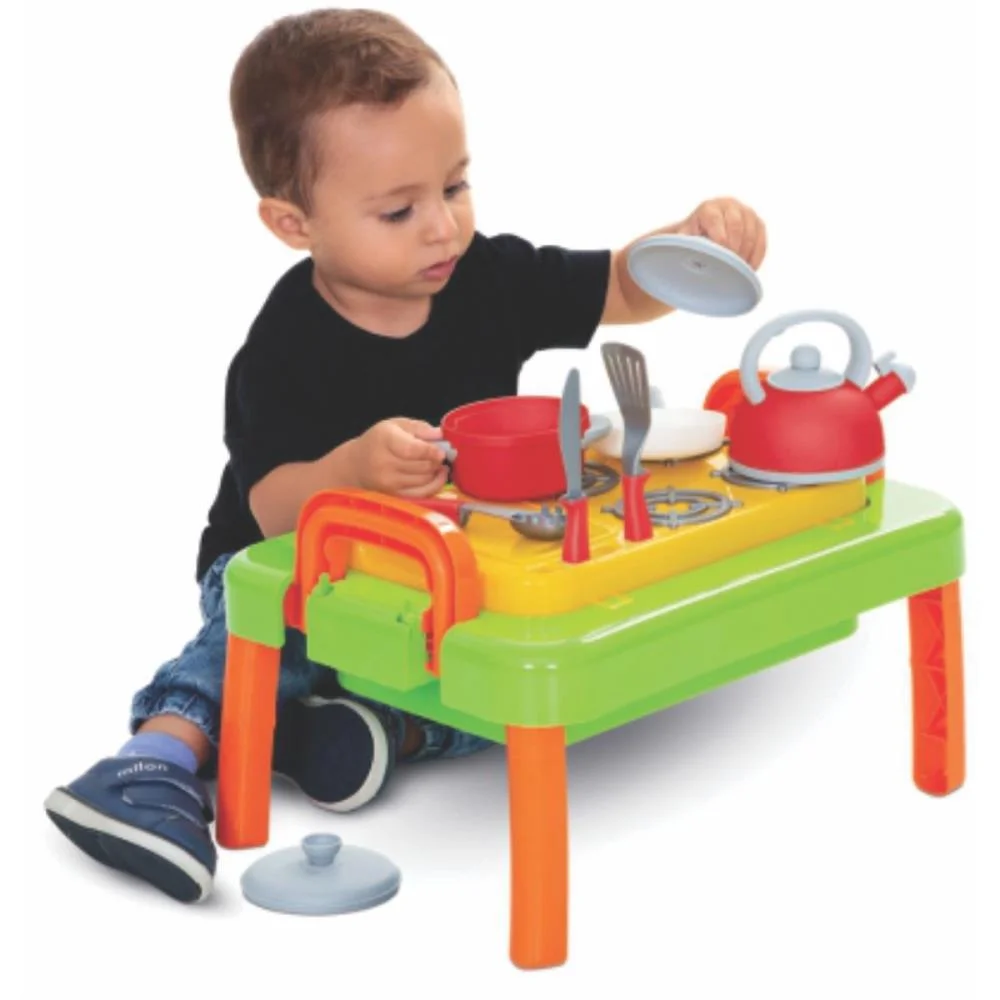 Brincando De Casinha Mesinha Baby Gourmet C/Acessor Merco Toys (Unidade) - imagem 6