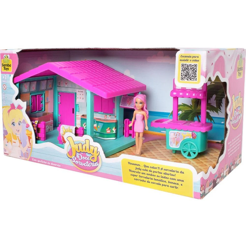 Cenario Tematico (Playset) Judy Doce Sorveteria Samba Toys (Unidade) - imagem 6