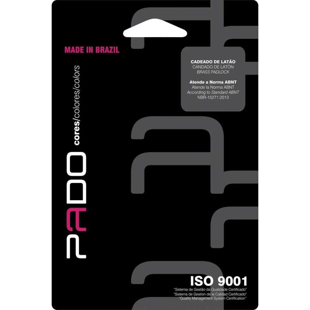 Cadeado Cores Azul Sm Lt - 20Mm Pado (Unidade) - imagem 4