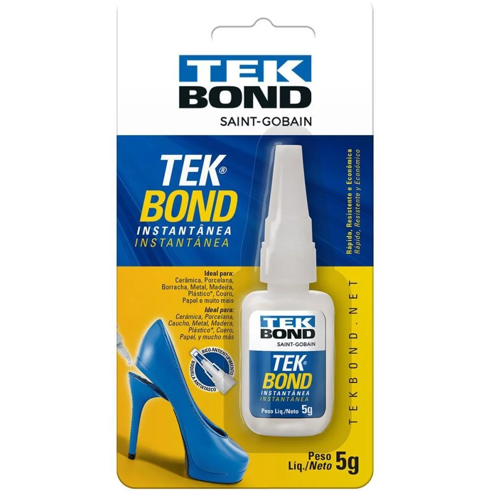 Cola De Alta Resistencia Tekbond 5 Gramas Tekbond (Unidade) - imagem 3