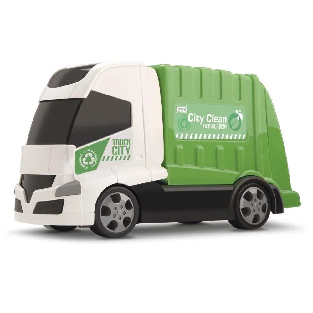 Caminhao City Clean Reciclagem Orange Toys (Unidade) - imagem 2