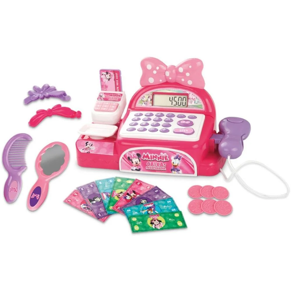 Brincando De Profissoes Caixa Registradora Minnie Multikids (Unidade) - imagem 4