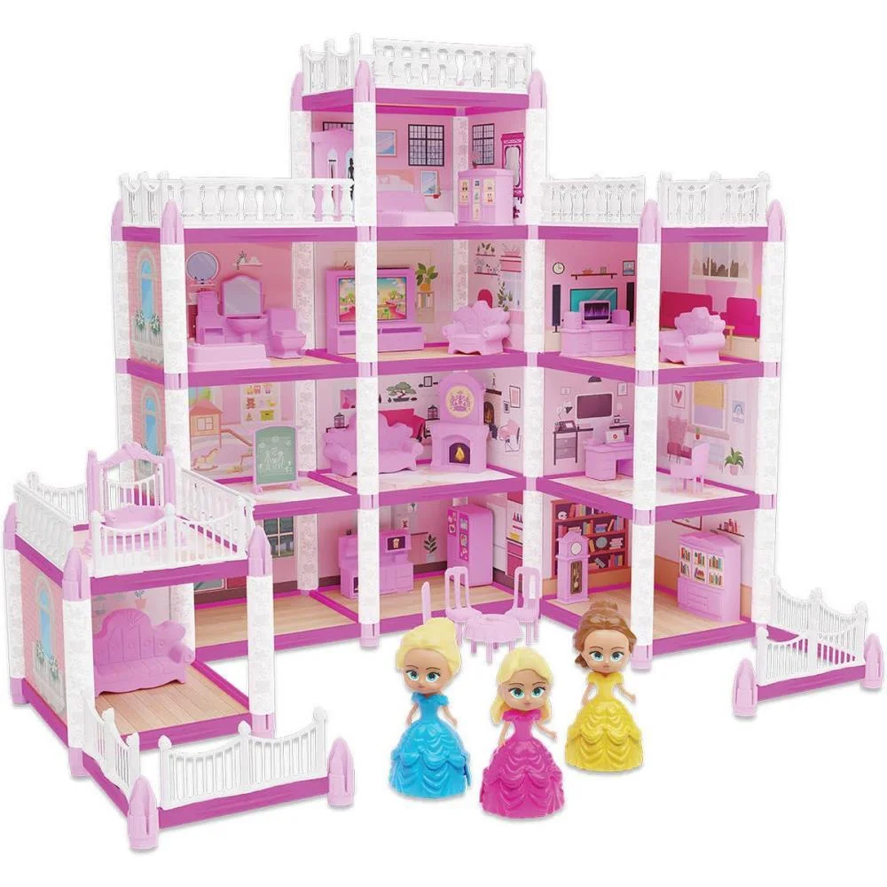 Casinha De Boneca Castelo Da Princesa 240Pcs Ggb Plast (Unidade) - imagem 3