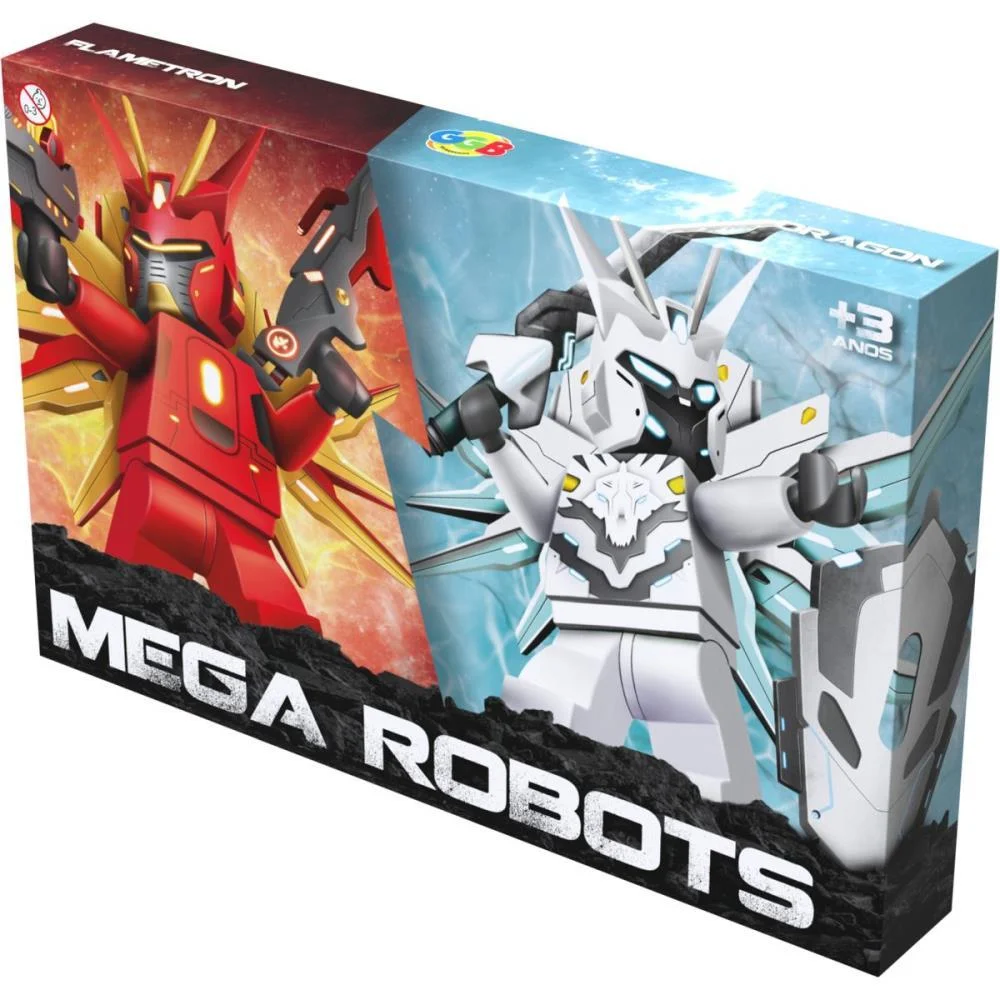 Brinquedo Para Montar Boneco Mega Rebots C/2Unid. Ggb Plast (Unidade) - imagem 11