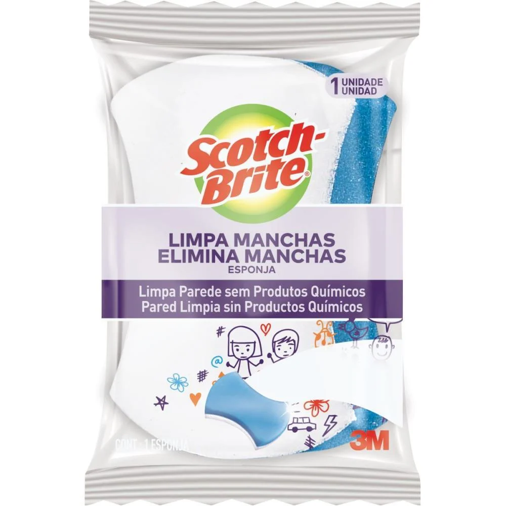 Esponja Para Limpeza Scotch Brite Esponja Magica 3M (Unidade) - imagem 3