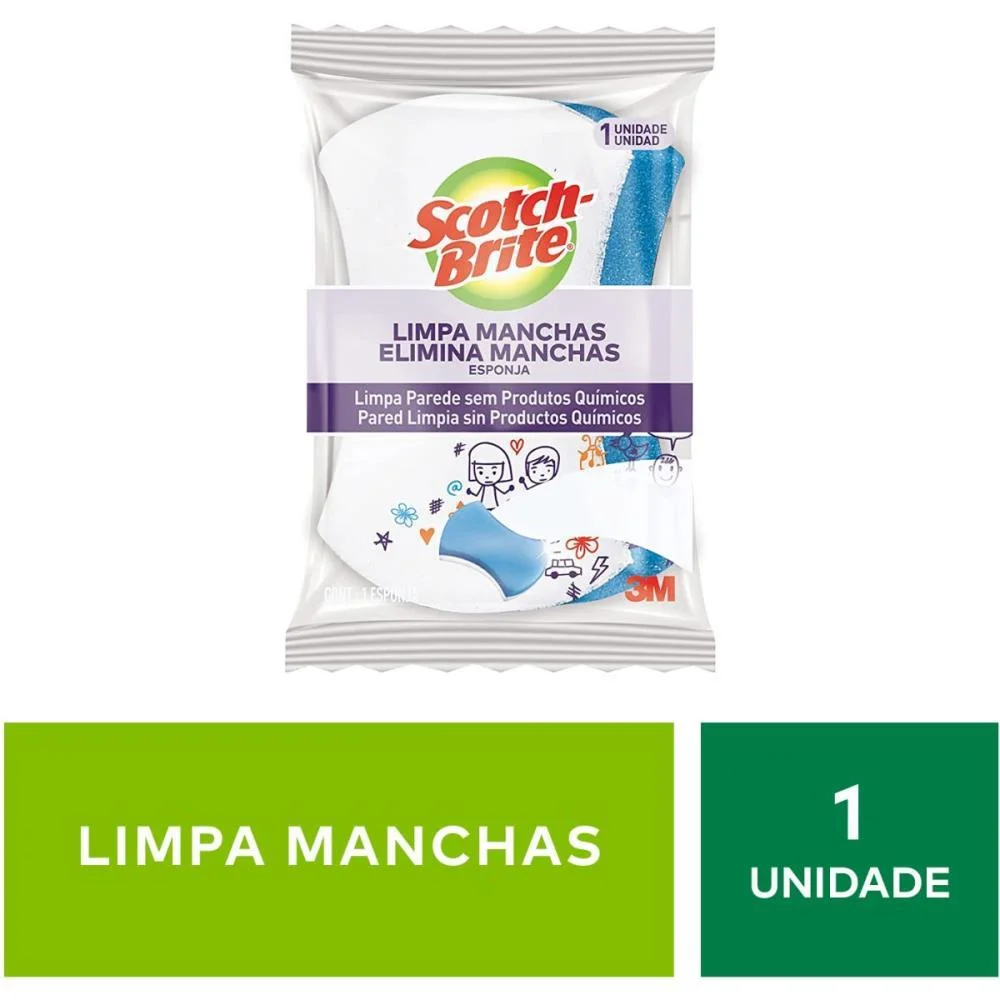 Esponja Para Limpeza Scotch Brite Esponja Magica 3M (Unidade) - imagem 8
