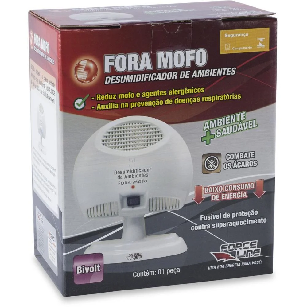 Desumidificador De Ar Fora Mofo Bivolt Force Line (Unidade) - imagem 2