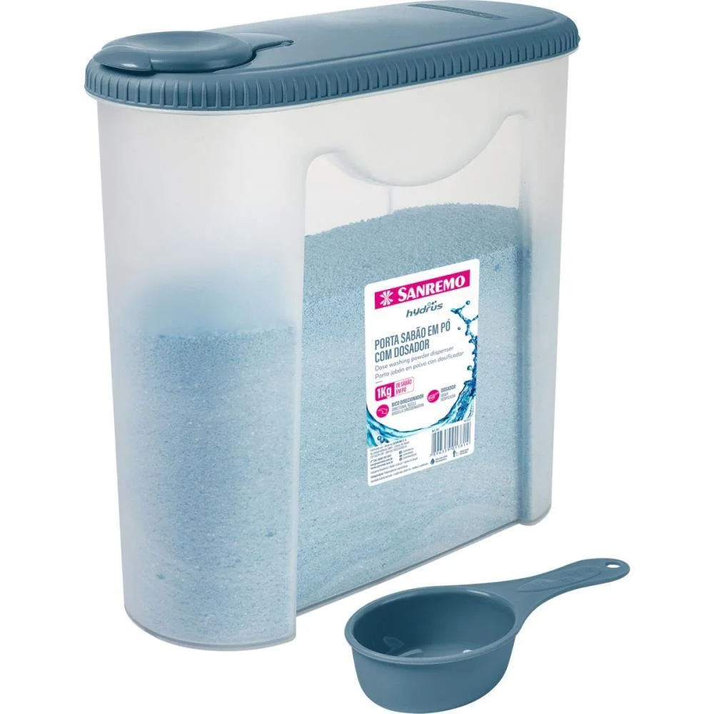 Acessorio Para Lavanderia Porta Sabao Em Po 1Kg Sanremo (Unidade) - imagem 3