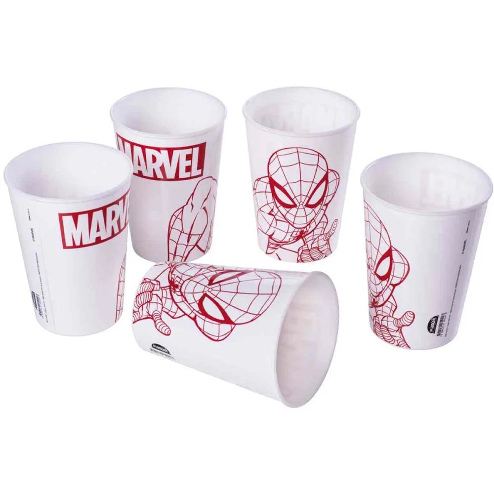 Copo Decorado Spider-Man 320 Ml (S) Plasutil (Unidade) - imagem 4