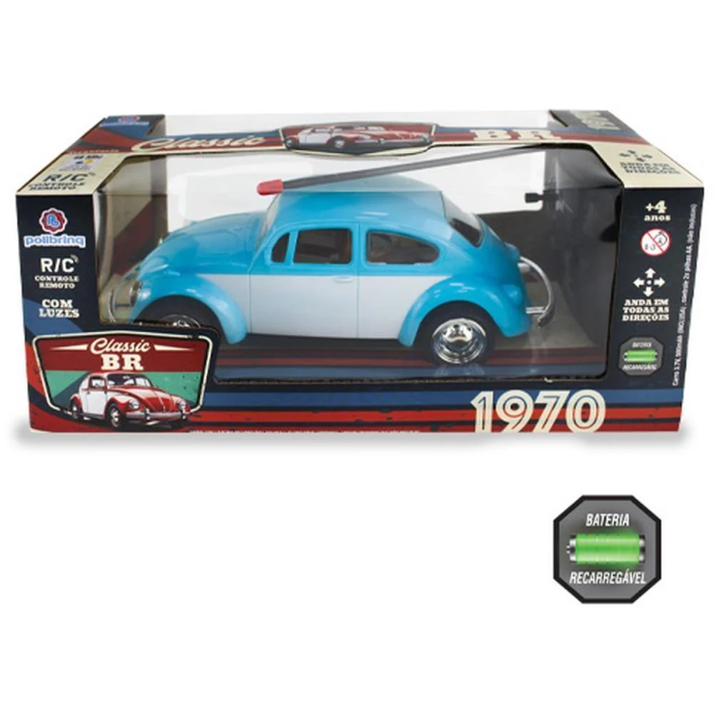 Carrinho Controle Remoto Classic Br 22Cm C/Bat.rec(S) Polibrinq (Unidade) - imagem 6
