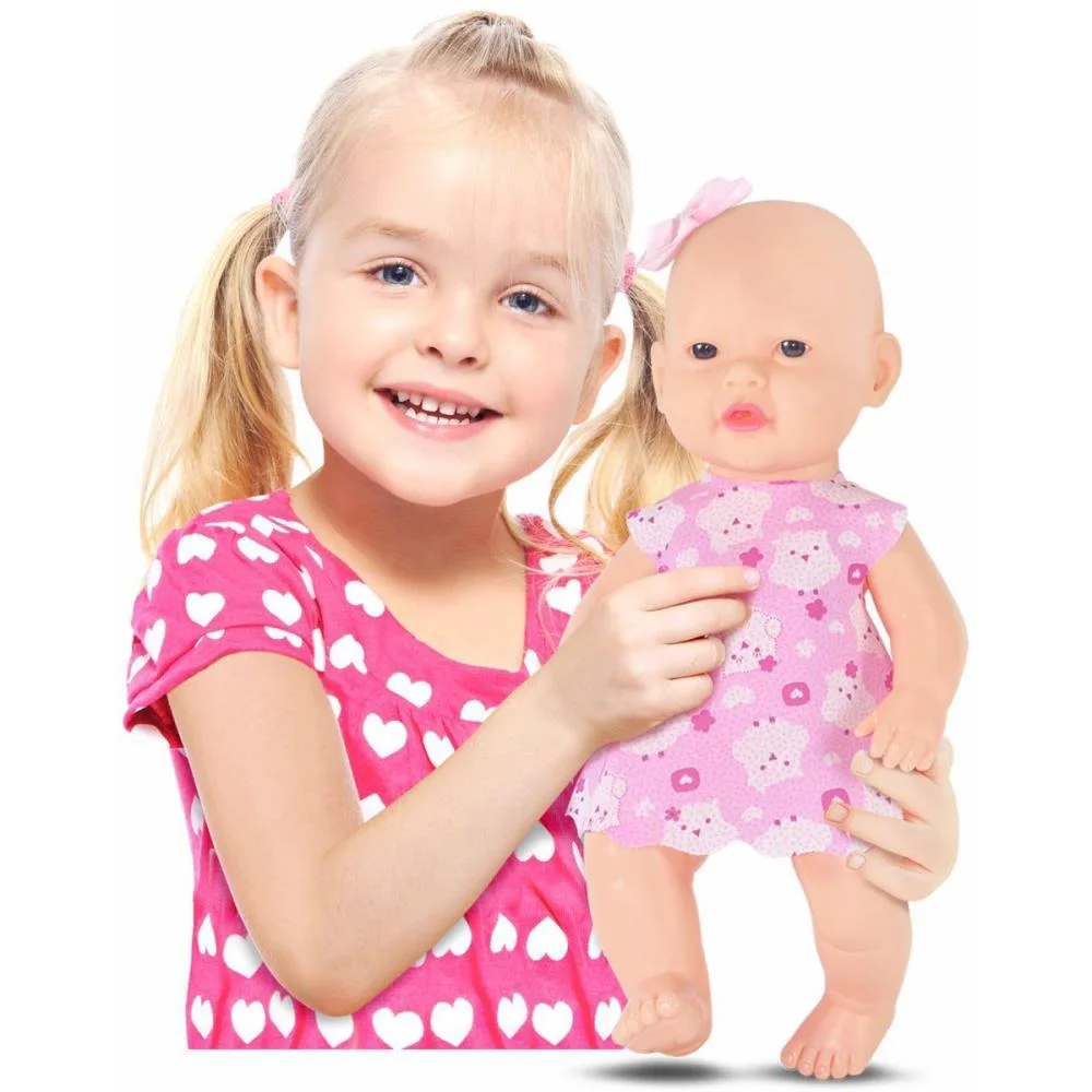Boneca Com Mecanismo Bebe Bla Bla Bla 20Fra 32Cm(S) Sid-Nyl (Unidade) - imagem 4