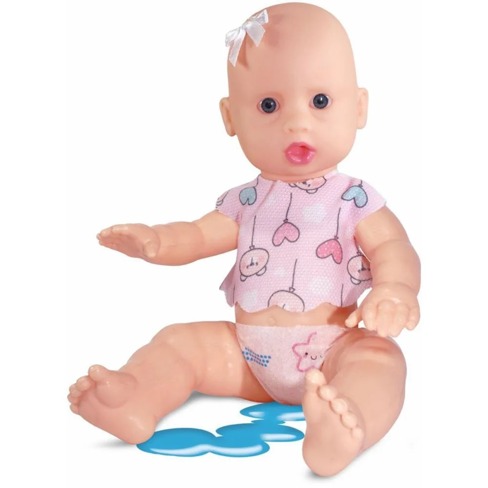 Boneca Com Mecanismo Bebe Xixizinho C/Mamad 28Cm (S Sid-Nyl (Unidade) - imagem 3