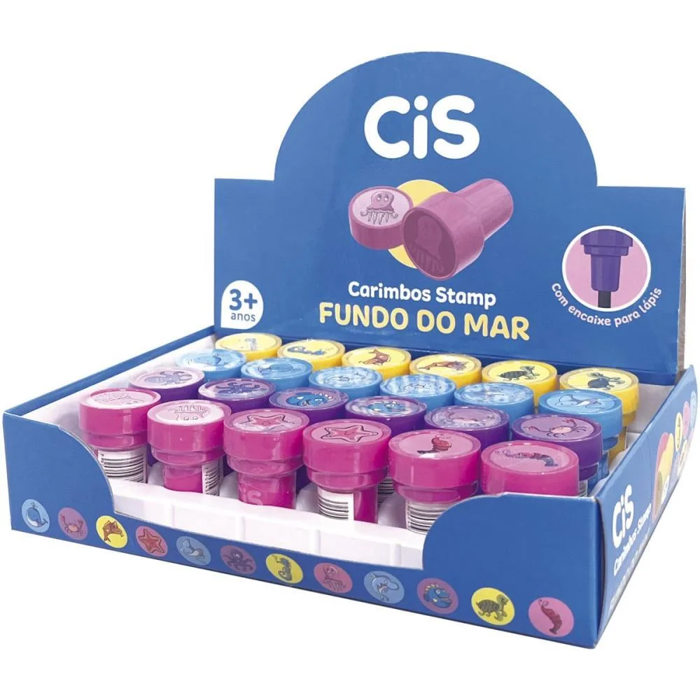 Carimbo Pedagogico Cis Stamp Fundo Do Mar Sertic (Dp.c/24) - imagem 3