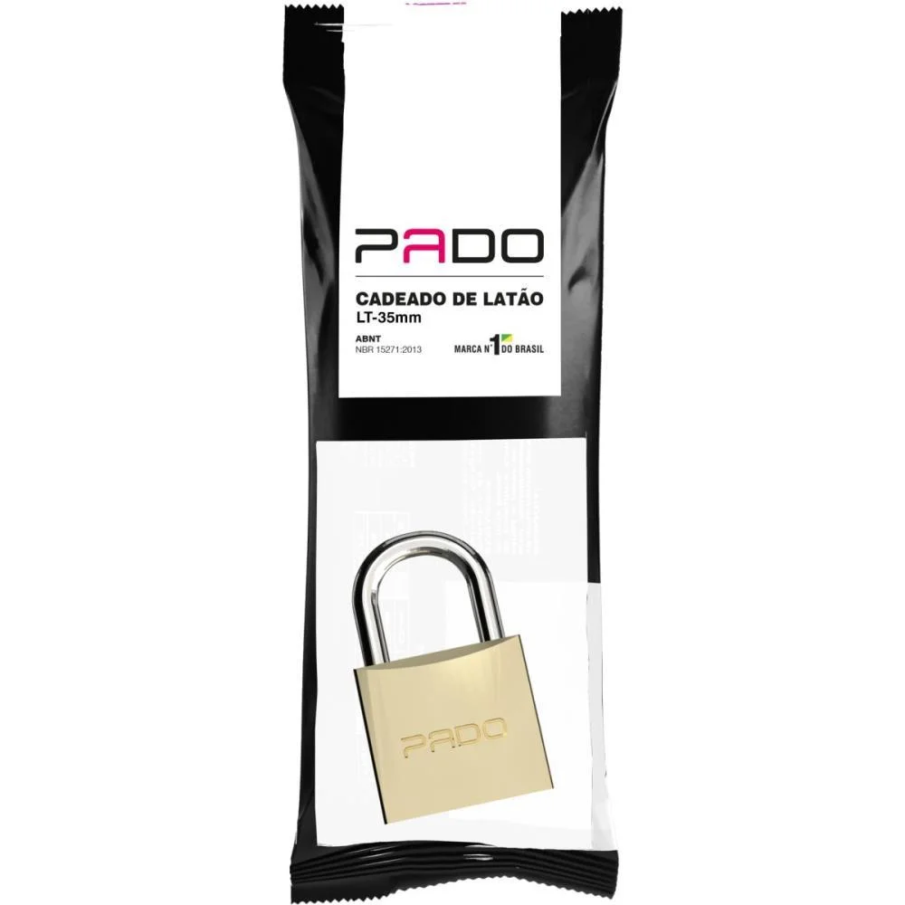 Cadeado Convencional Flow Pack Lt35Mm Pado (Unidade) - imagem 5