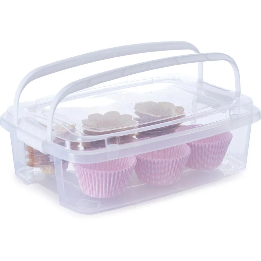 Caixa Plastica Multiuso Gran Box Baixa Alça/Trava 5L Plasutil (Unidade) - imagem 3