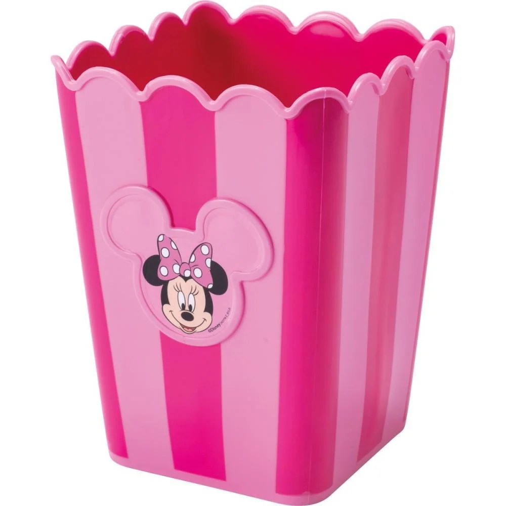 Balde Para Pipoca Minnie Quadrado Rosa 1,5L Plasutil (Unidade) - imagem 2
