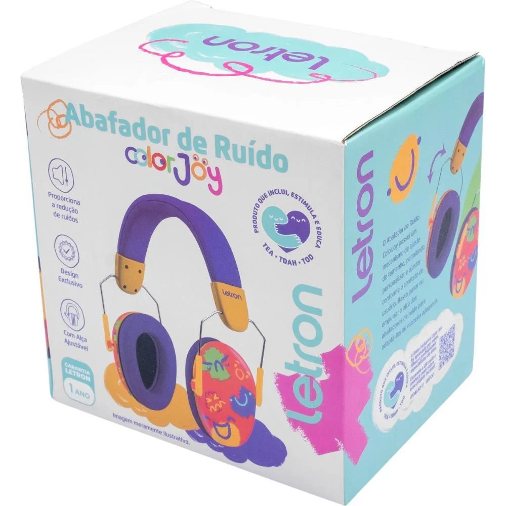 Abafador Color Joy Infantil Ajustavel Leonora (Unidade) - imagem 4