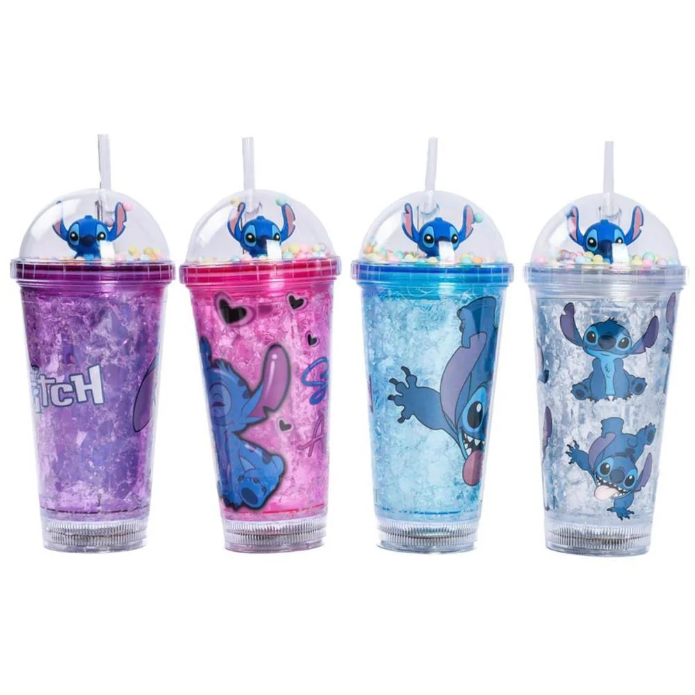 Copo Decorado Stitch C/Led/Canudo 450Ml (S) Bbr (Unidade) - imagem 4