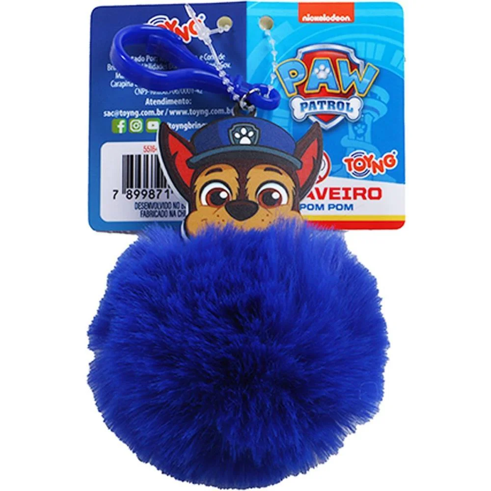 Chaveiro Patrulha Canina Pompom (S) Toyng (Dp.c/24) - imagem 6