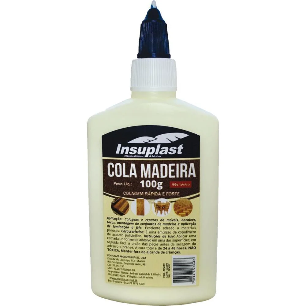 Cola Para Madeira Amarela 100G. Iris (Pct.c/06) - imagem 3