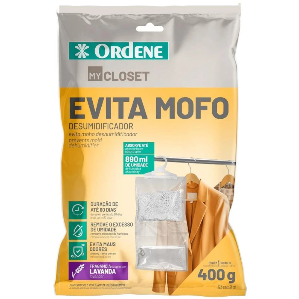 Desumidificador Evita Mofo Para Armario 400G Ordene (Unidade) - imagem 5