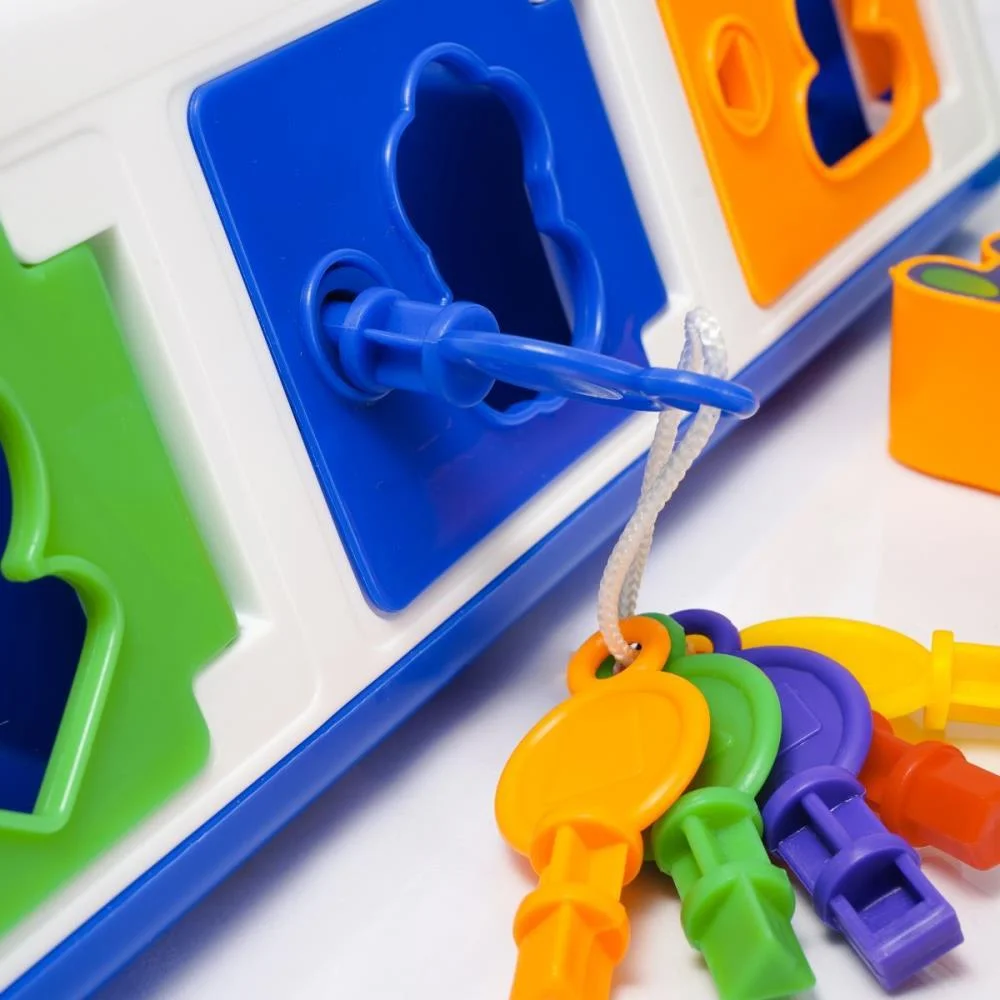Brinquedo Educativo Caixa Encaixa Letras E Numeros Estrela (Unidade) - imagem 7