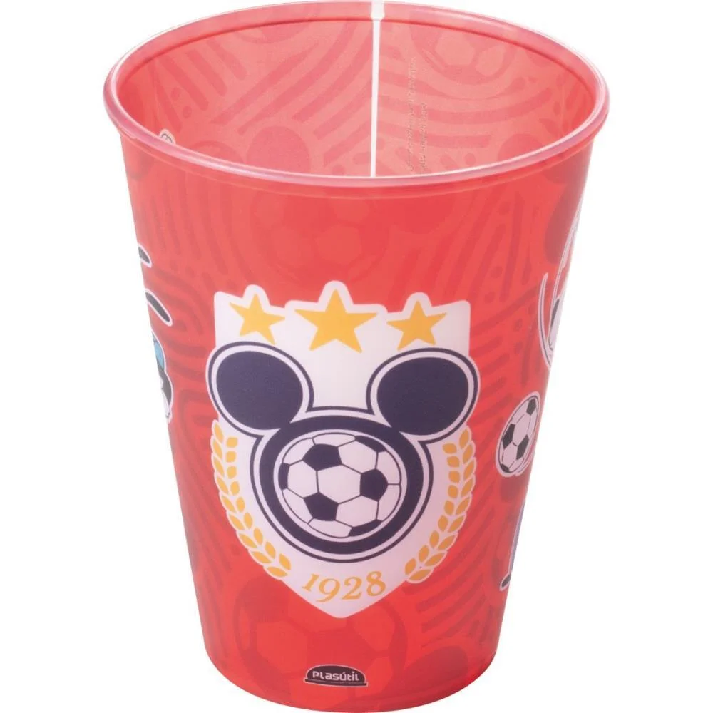 Copo Decorado Disney Futebol 280Ml (S) Plasutil (Unidade) - imagem 3
