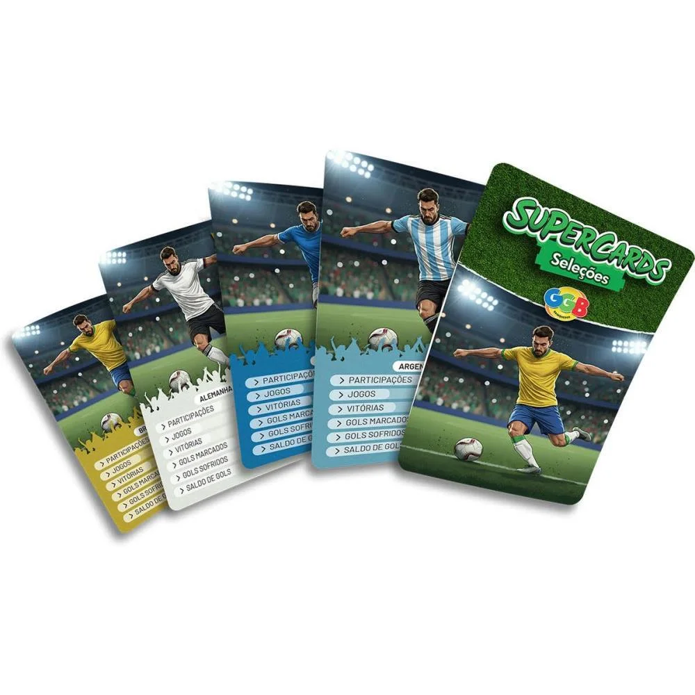 Copa Do Mundo Super Cards Selecao Futebol (S Ggb Plast (Unidade) - imagem 3