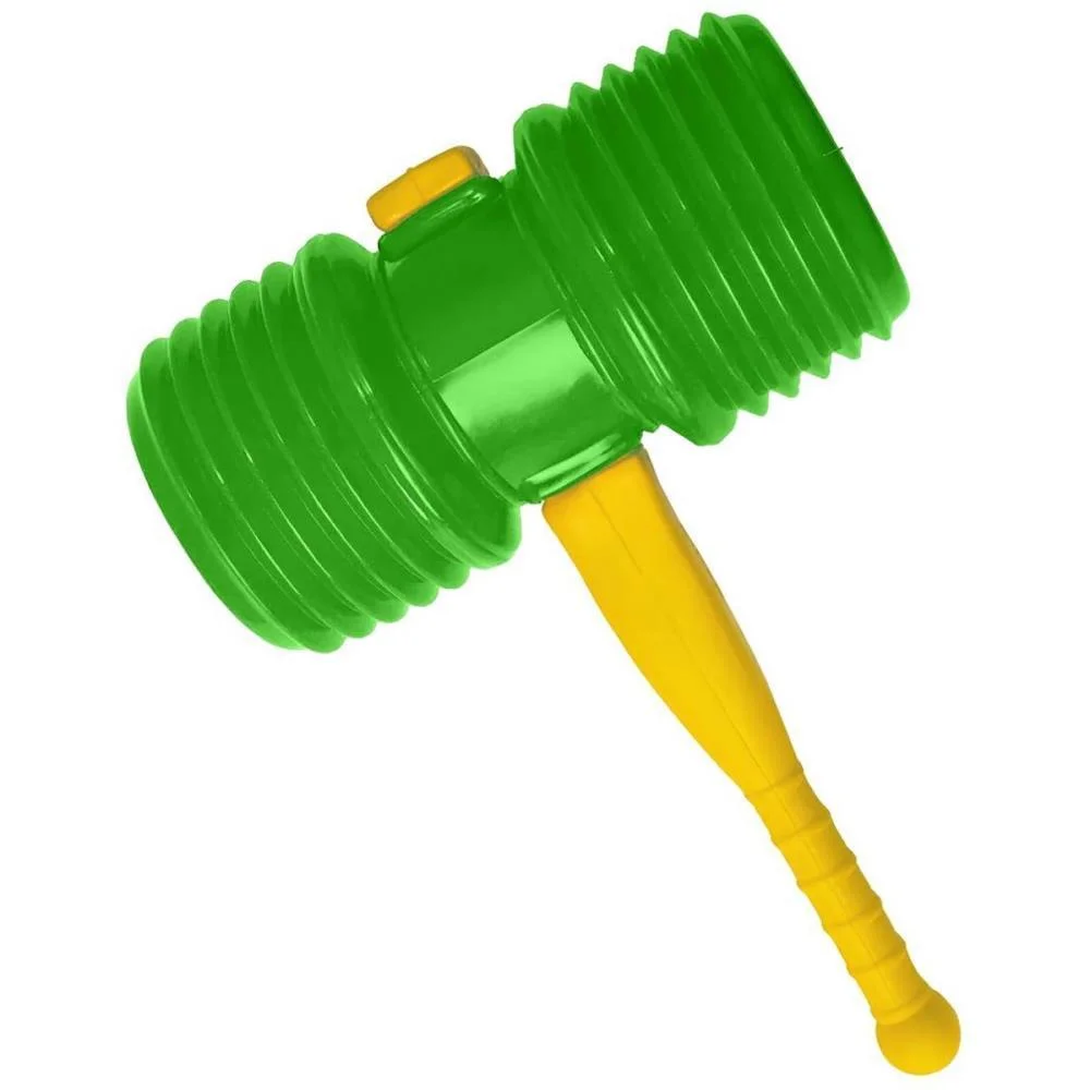 Copa Do Mundo Martelo Sanfona 30Cm Verde/Am. Leplastic (Unidade) - imagem 2