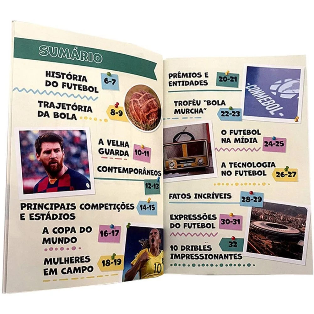 Copa Do Mundo Livro 101 Curiosidades Futebol Magic Kids (Unidade) - imagem 6