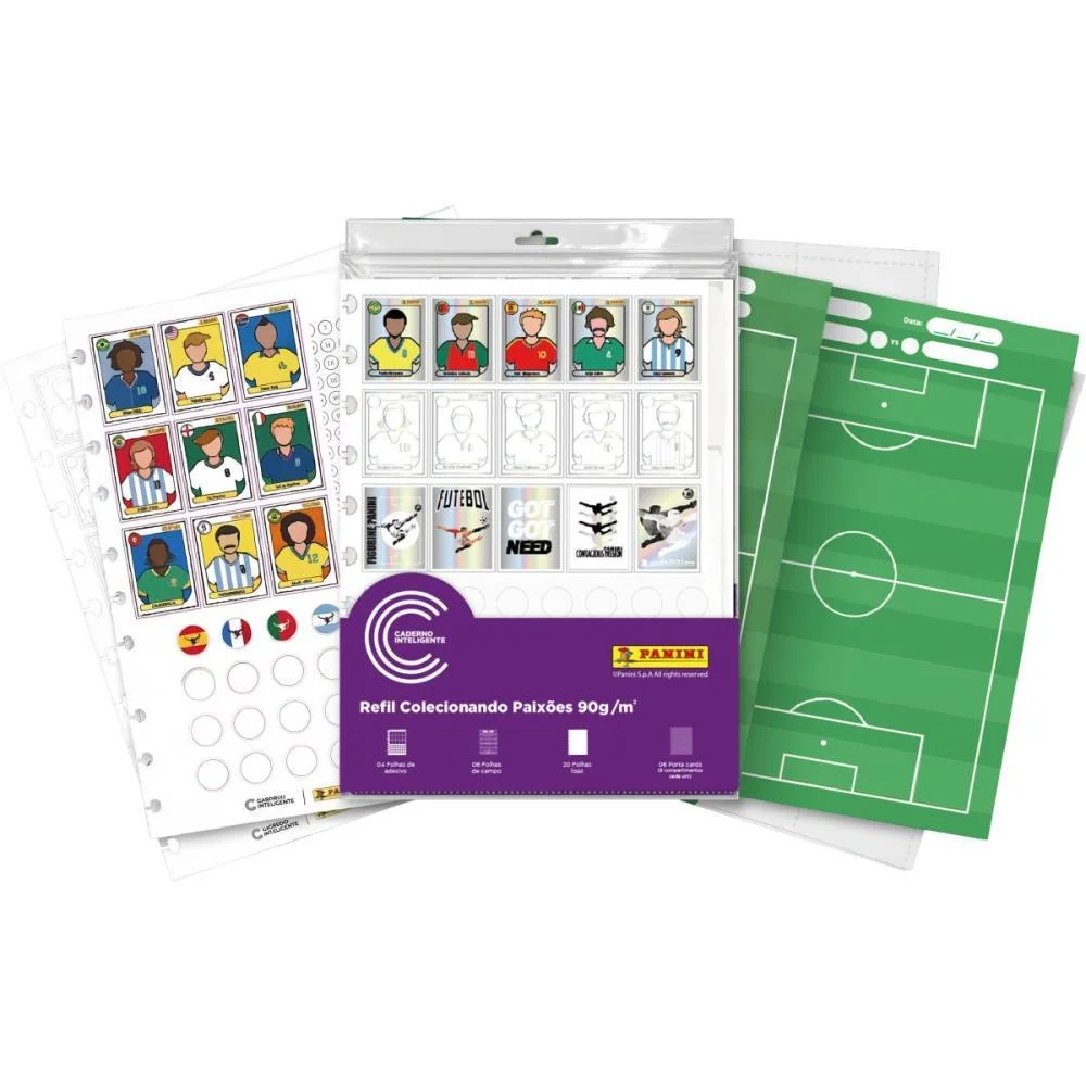 Copa Do Mundo Refil Cad.inteligente By Panin Caderno Inteligente (Pacote) - imagem 5