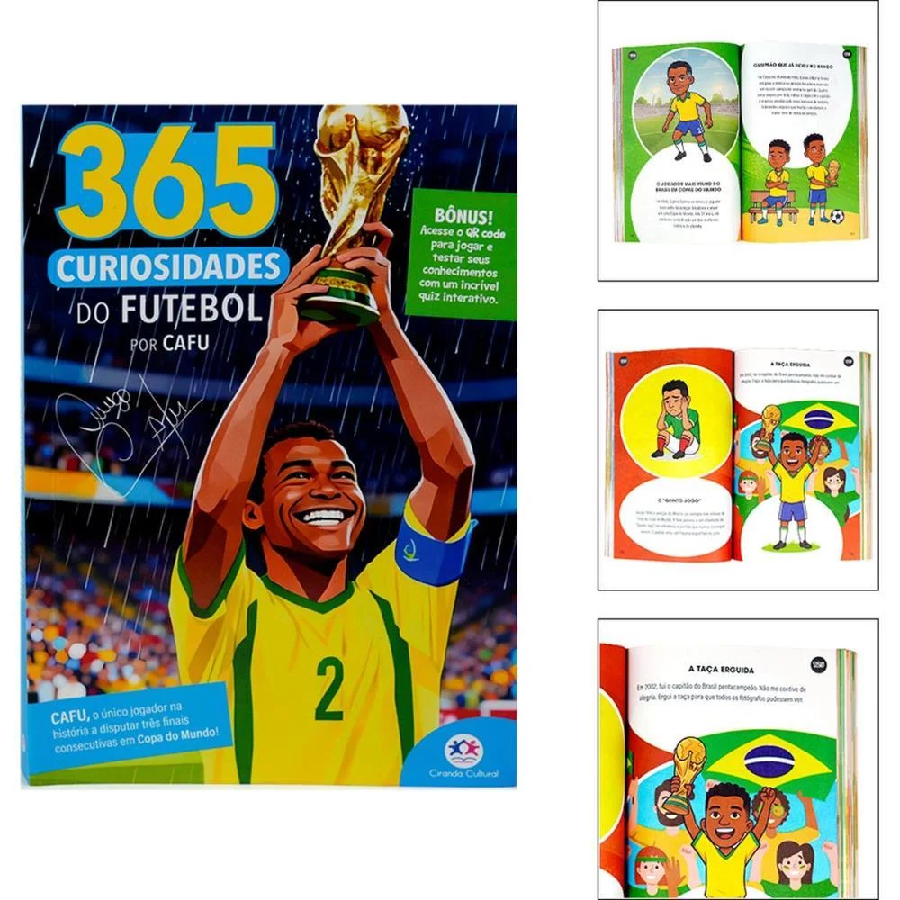 Copa Do Mundo Livro 365 Curiosidades Futebol Magic Kids (Unidade) - imagem 6