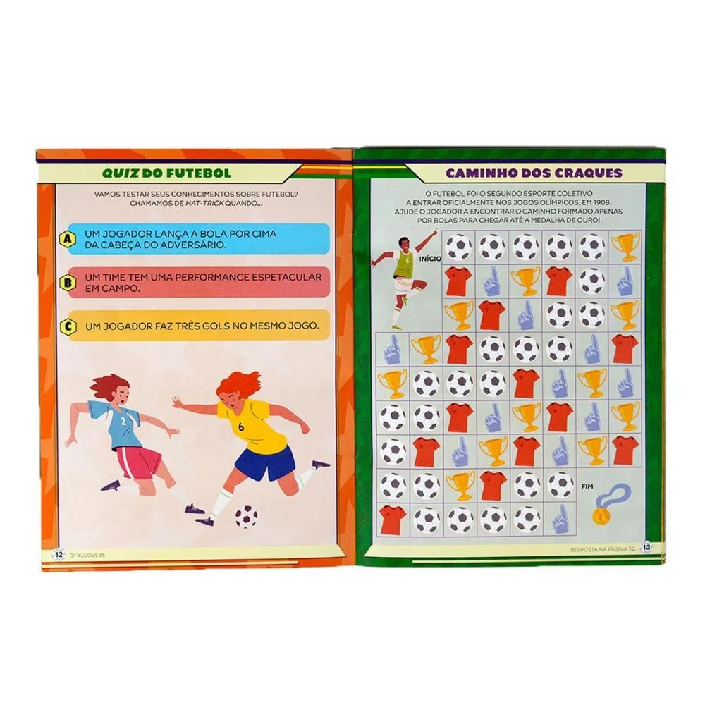 Copa Do Mundo Livro Futebol Ativid./Adesivos Magic Kids (Unidade) - imagem 5