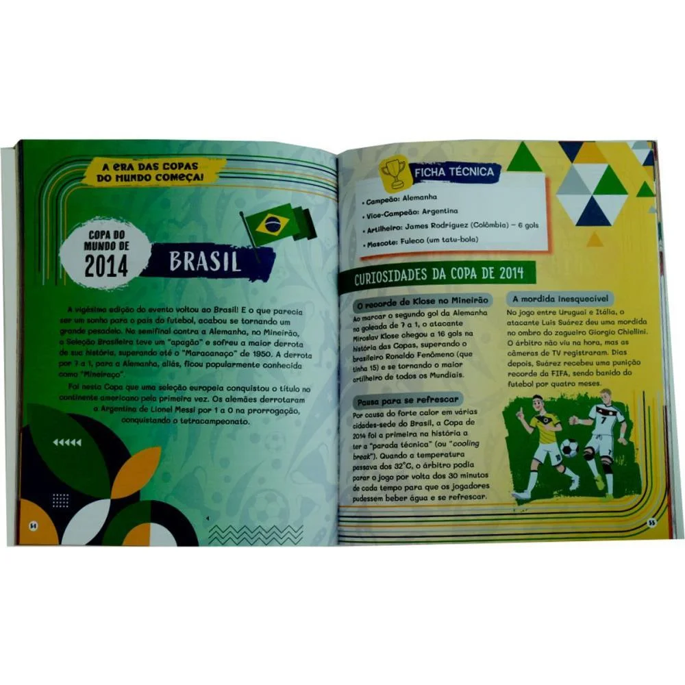 Copa Do Mundo Livro Das Copas Do Mundo C/Ade Magic Kids (Unidade) - imagem 5