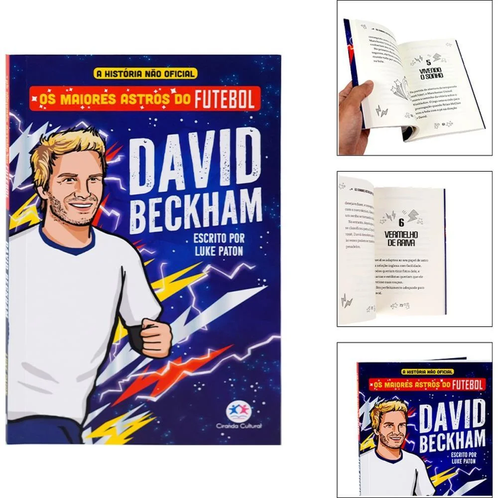 Copa Do Mundo Livro Astros David Beckham127P Magic Kids (Unidade) - imagem 2