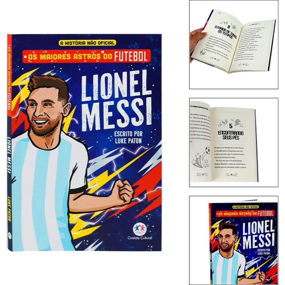 Copa Do Mundo Livro Astros Lionel Messi Magic Kids (Unidade) - imagem 2
