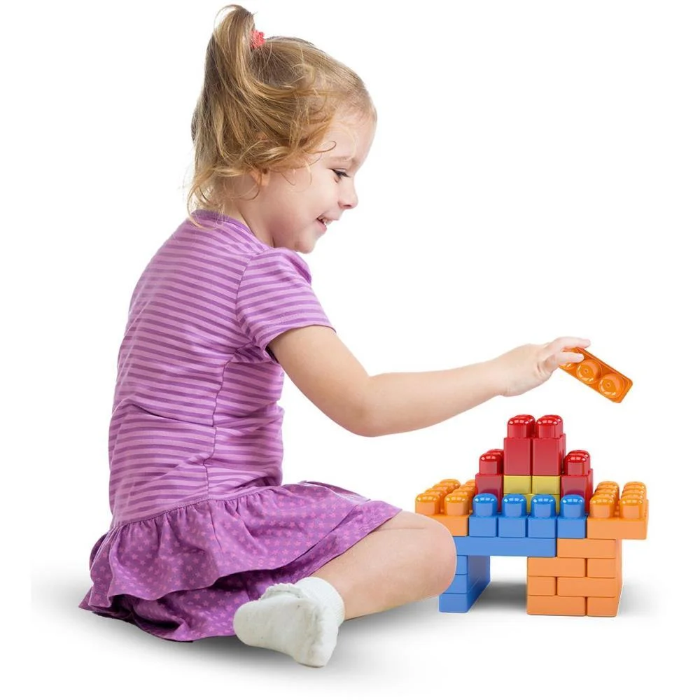 Brinquedo Para Montar Sacola Blocolandia 100 Pcs Dismat (Unidade) - imagem 5