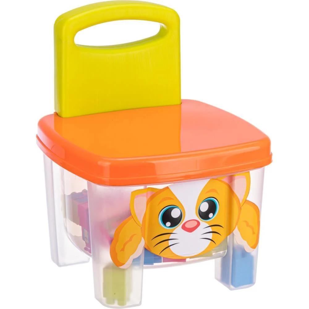 Brinquedo Para Montar Cadeira Com Blocos E Ades.40Pc Gulliver (Unidade) - imagem 2
