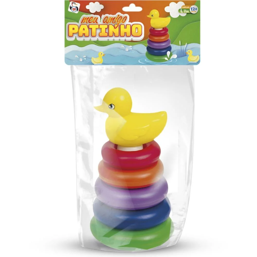 Brinquedo Para Bebe Meu Amigo Patinho Pica Pau (Unidade) - imagem 4